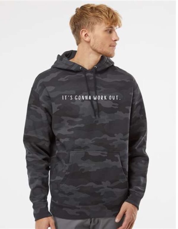 Camo - IT'S GONNA WORK OUT. HOODIE